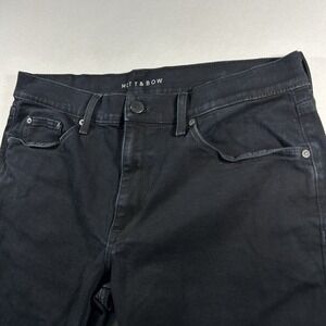 Mens Mott & Bow Indigo Slim Fit Jeans 34x30 Stretch Denim Dark Wash Premium